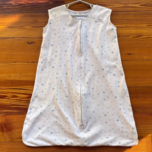 Halo Sleep Sack Sleeveless With Stars Zip Front.  Size M (6-12 Months) - Picture 1 of 9